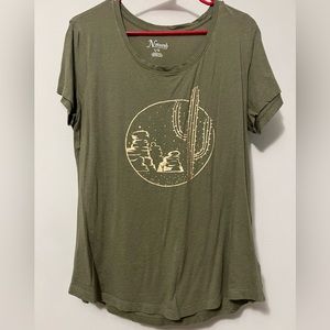 Natural Reflections, Large, Green, T-shirt